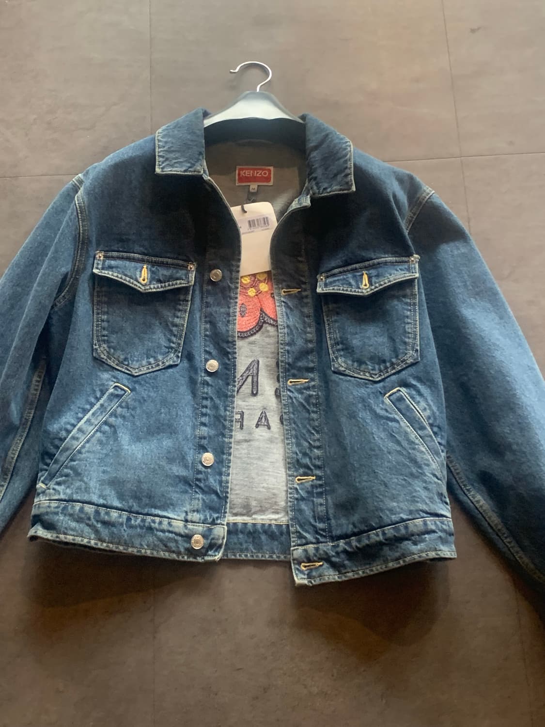 켄조(KENZO) 보케 플라워 데님 자켓 M (상태 최상) 상품이미지3