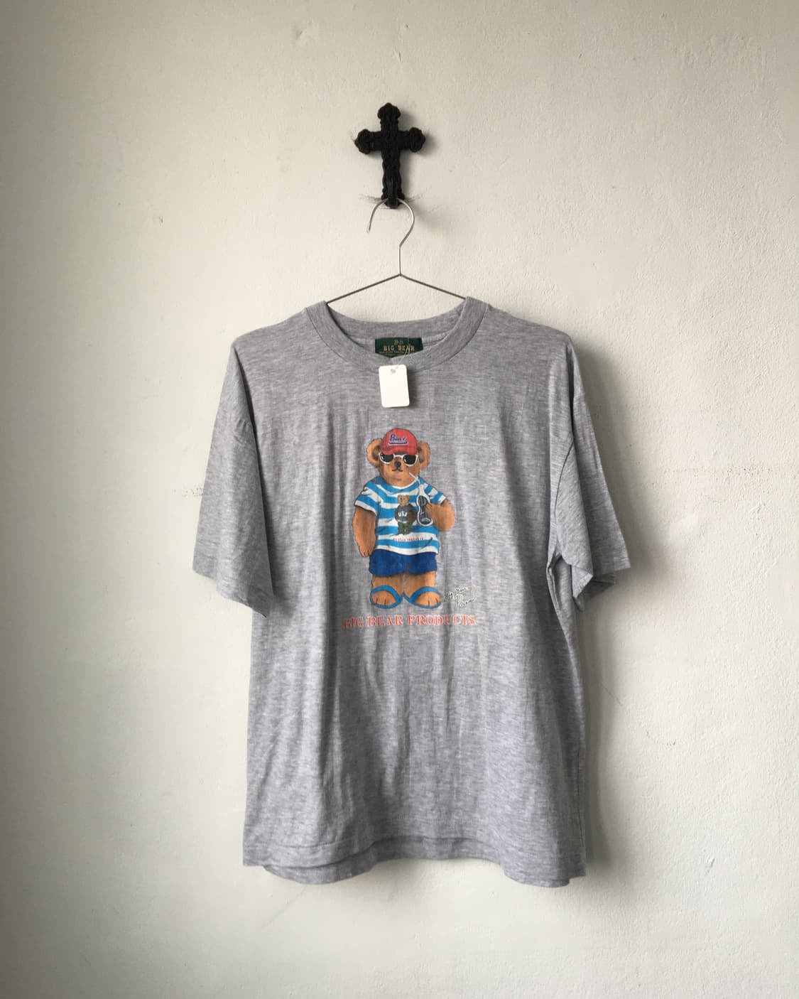 Bear printing t shirt 상품이미지1