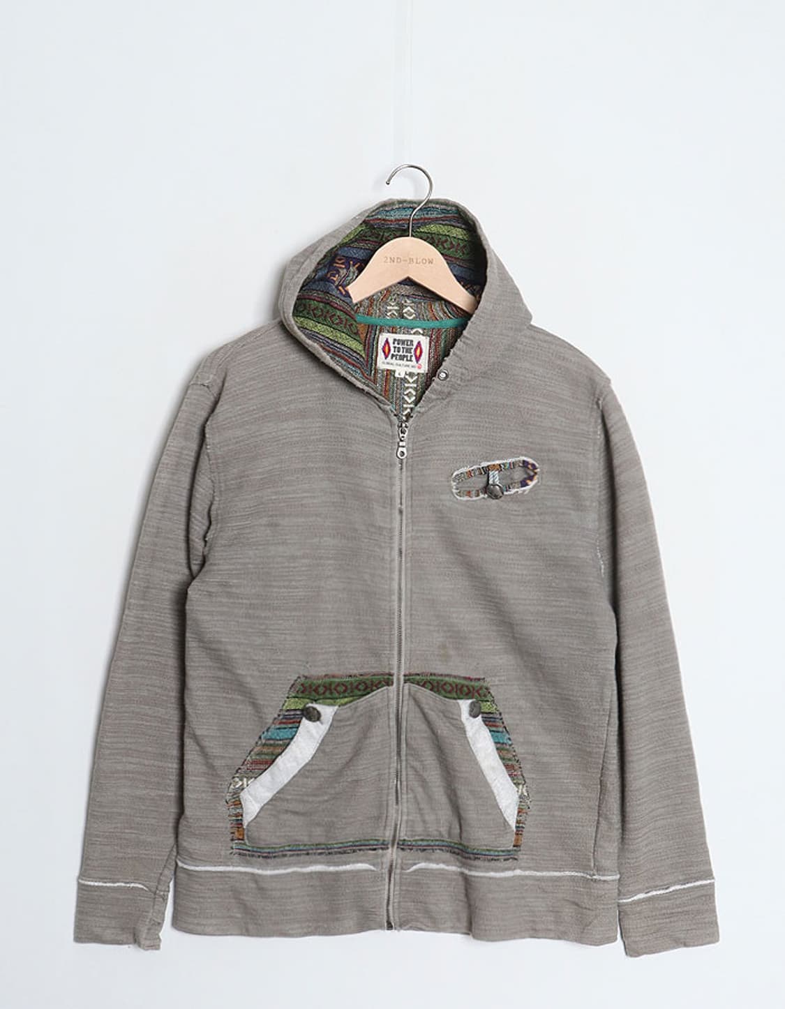 POWER TO THE PEOPLE Ethnic Sweat Zip 상품이미지1