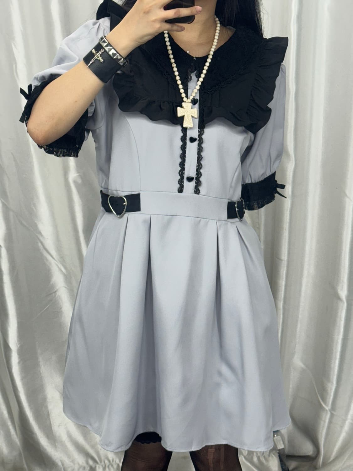 Lolita Purple Lace Dress 상품이미지2