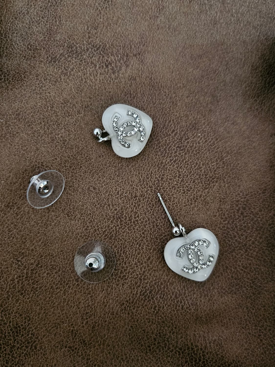 샤넬 정품 빈티지 업사이클링 귀걸이925실버 상품이미지3