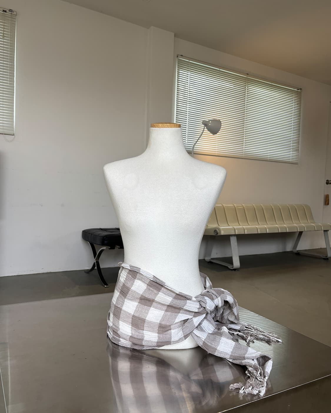 nerd check mori scarf 상품이미지5