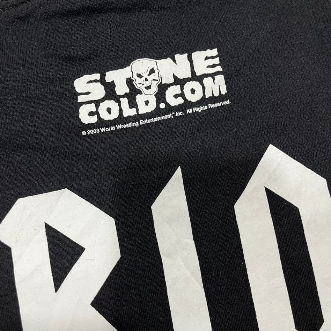 WWE 스톤 콜드 2003s Fxck 마킹 스컬 반팔 티셔츠 상품이미지5