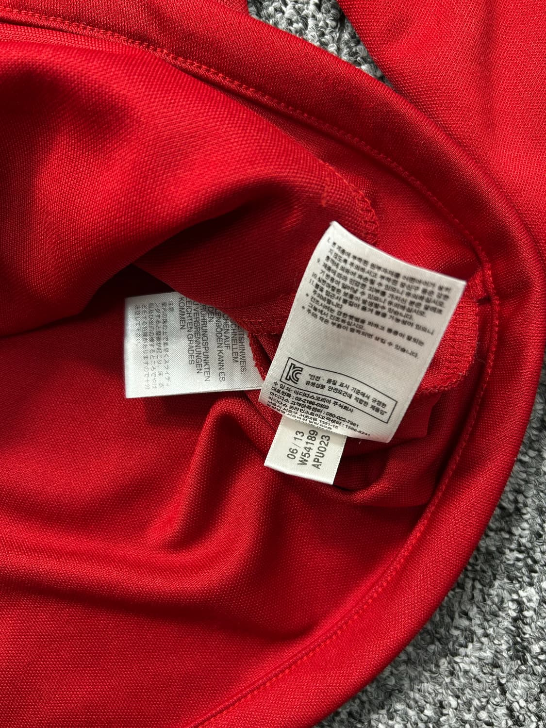 아디다스 이큅먼트 레드 트랙탑 져지 L 상품이미지7