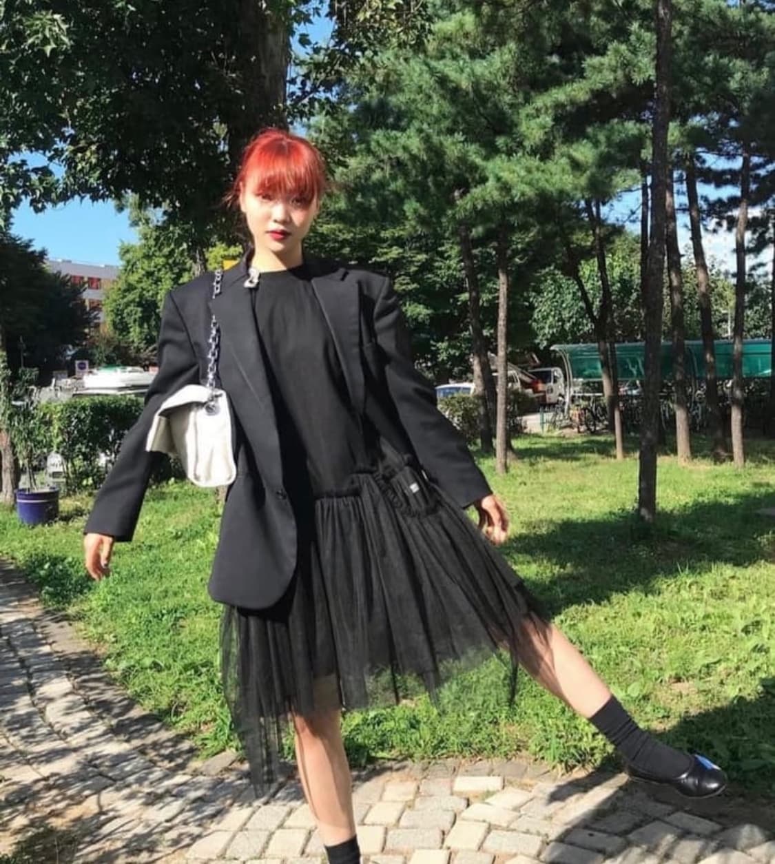 에옹쓰 2021 샤샤 원피스 블랙 상품이미지2