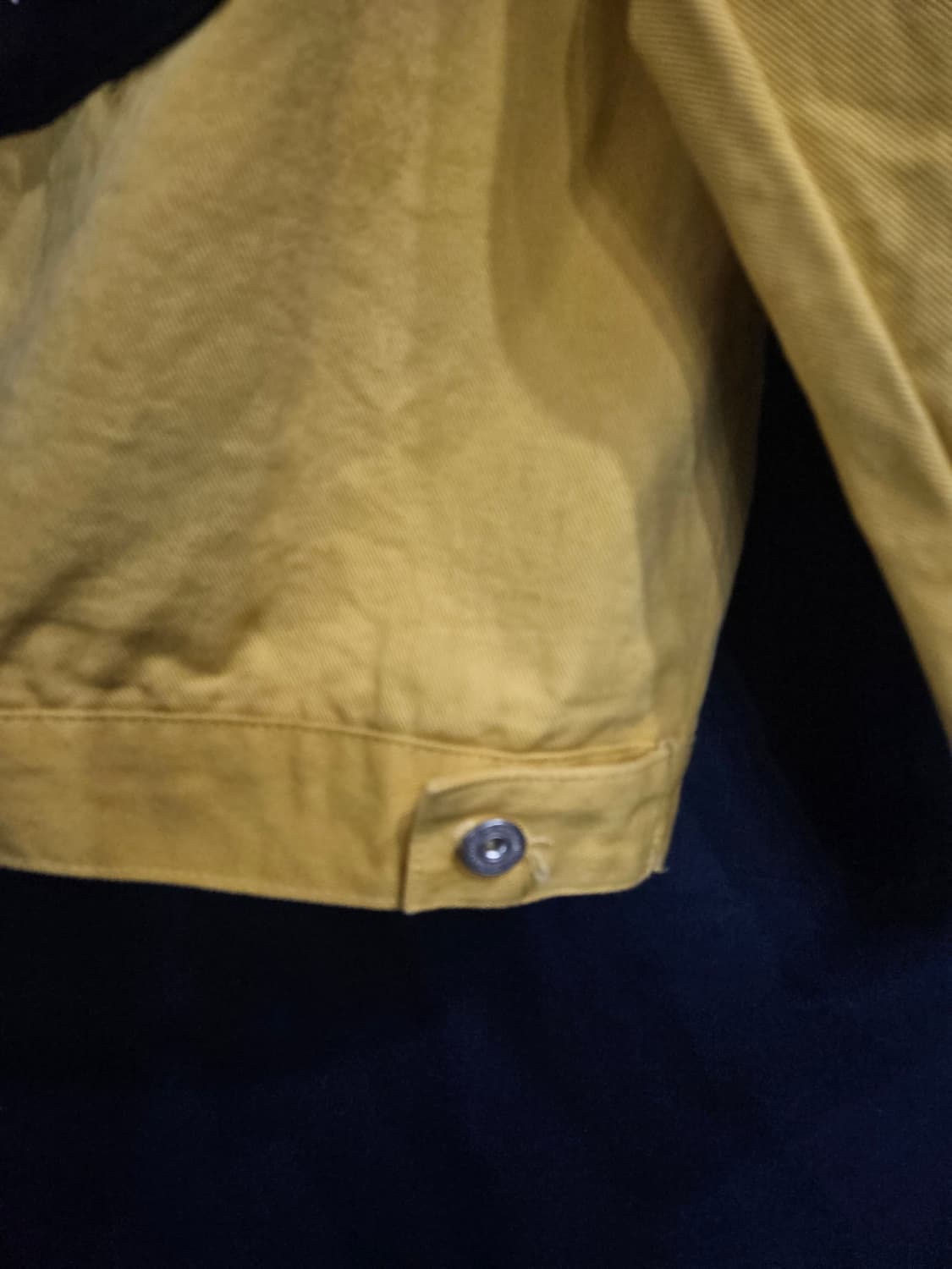 ATTENTION 옐로우 남성 세미오버핏 95~100 데님자켓 상품이미지9