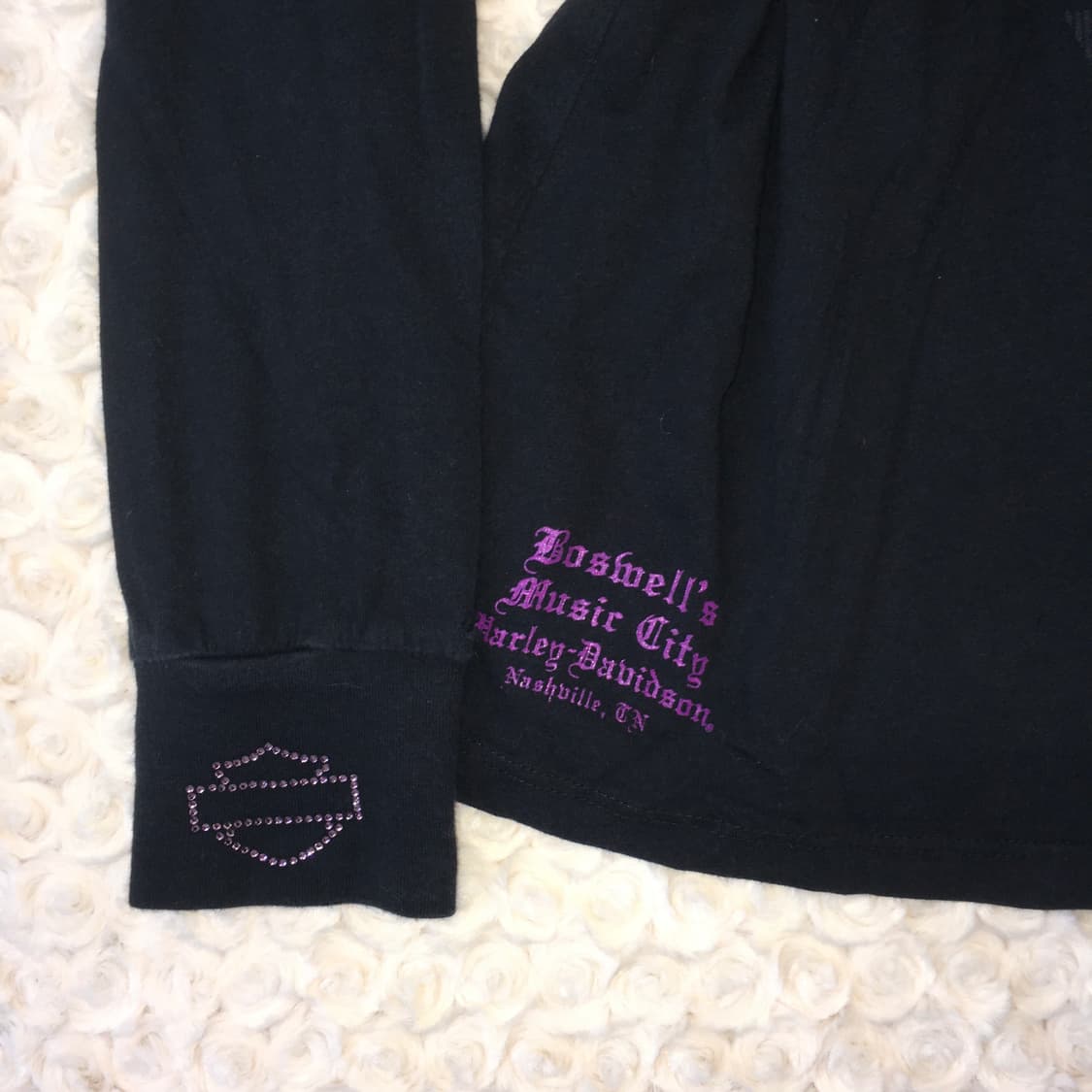 harley davidson y2k purple beads rose t 상품이미지7