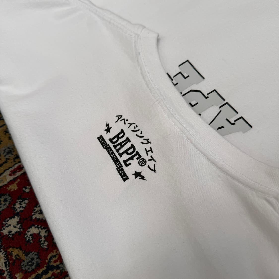 베이프 재팬 컬리지 티셔츠 [ 105-110 ] 상품이미지3