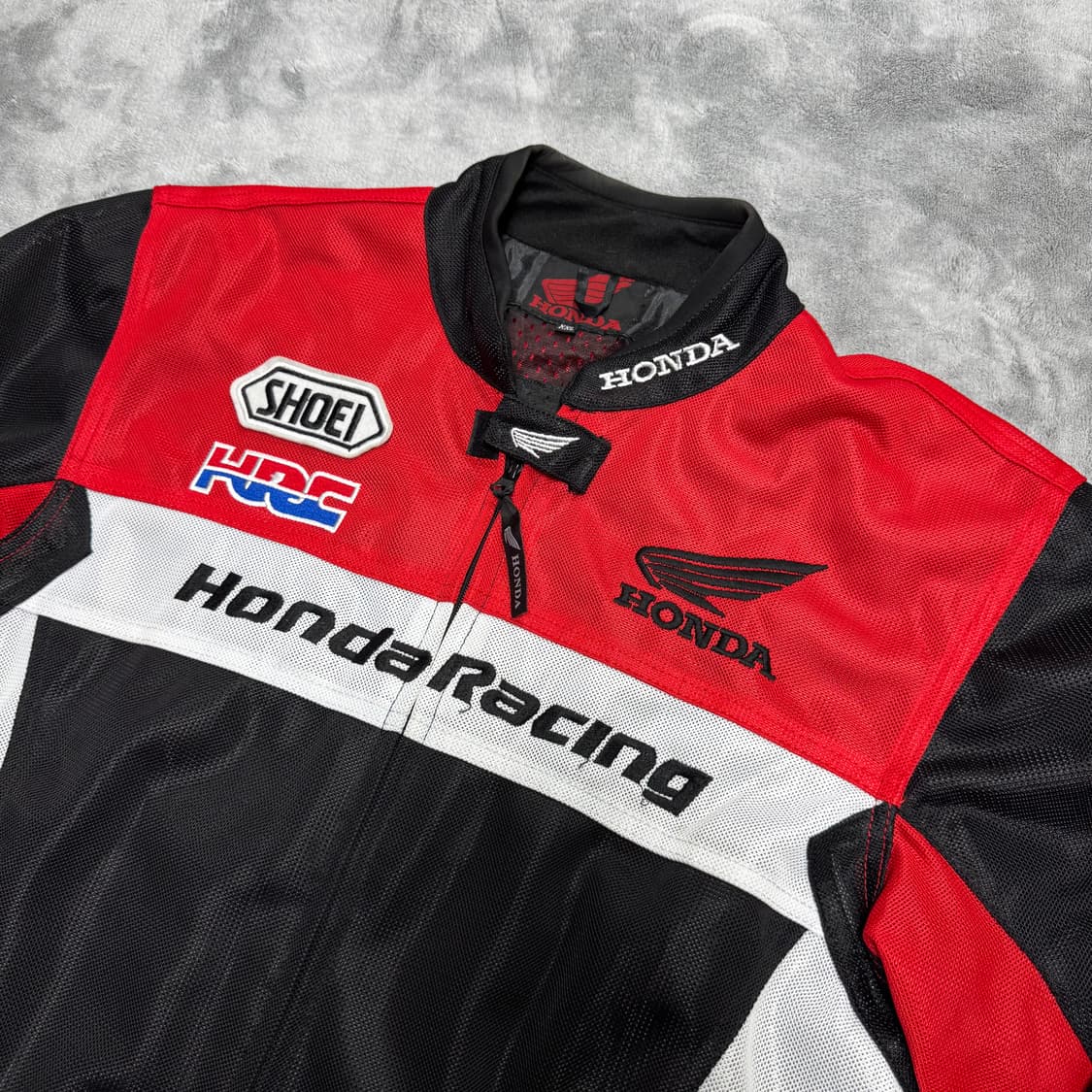혼다 레드 블랙 배색 레이싱 자켓 상품이미지3