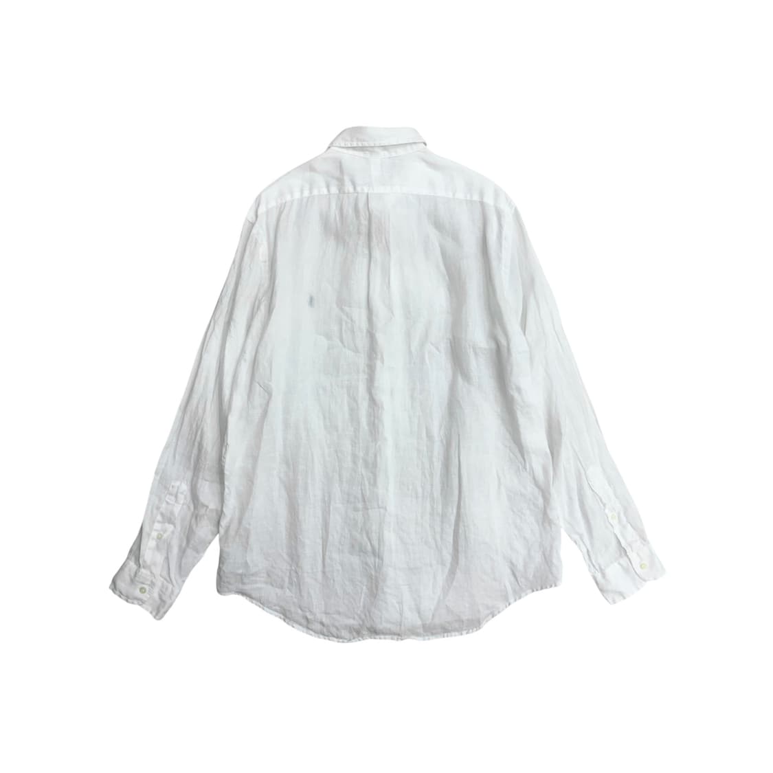 폴로 랄프로렌 린넨 화이트 셔츠 L 상품이미지3