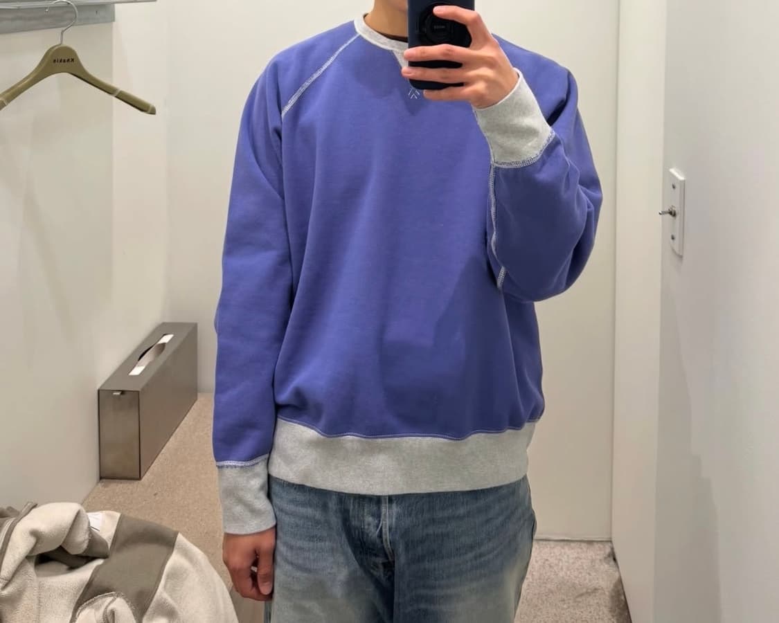 카키스 아카이브 크루넥 맨투맨 L 상품이미지5