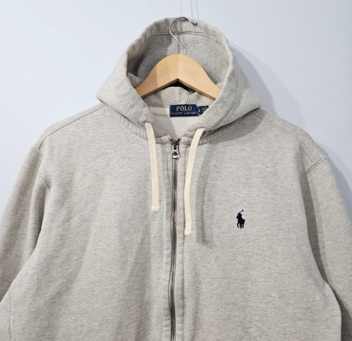 폴로 랄프로렌 기모 후드집업 그레이 100 상품이미지1
