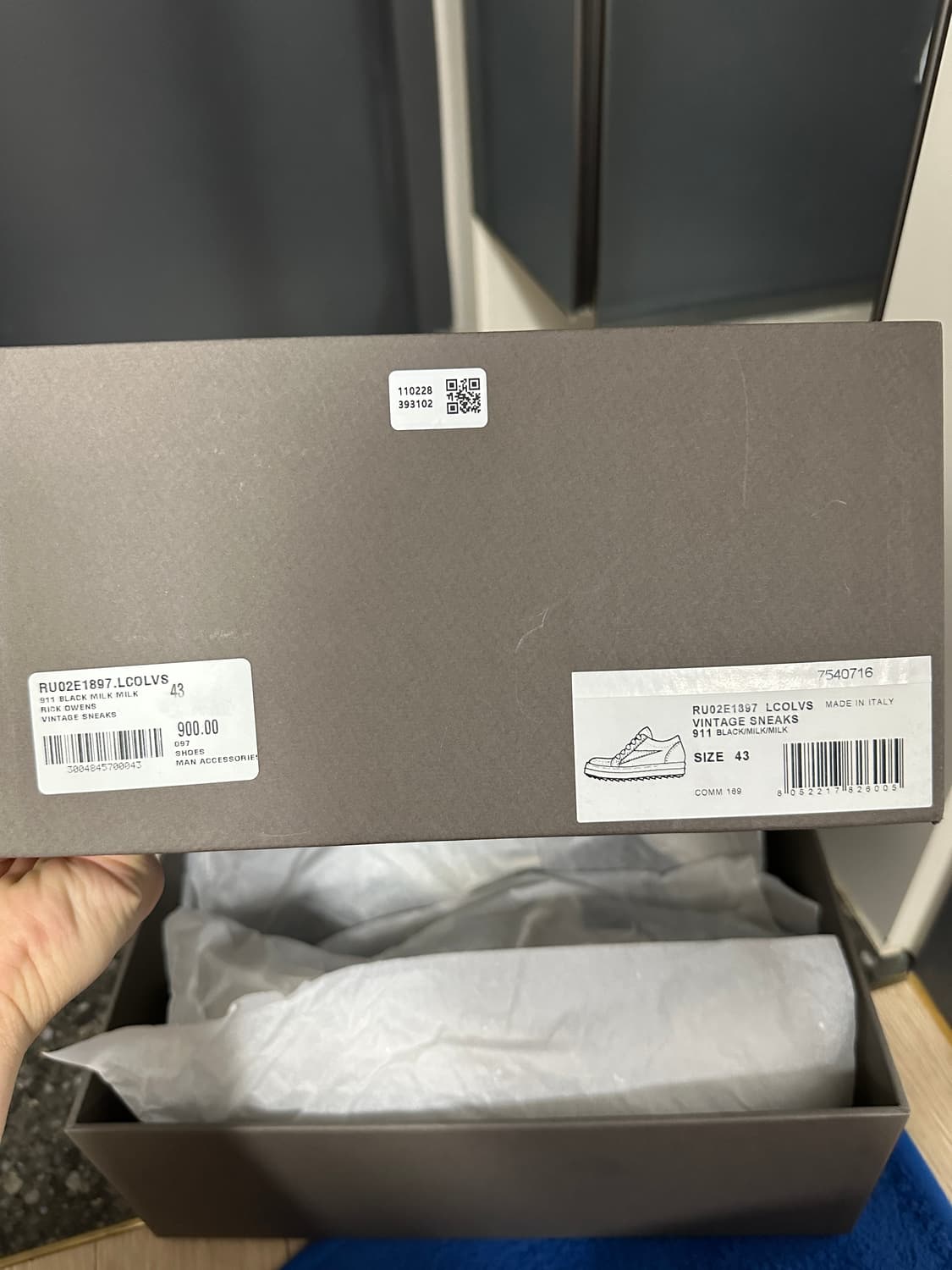 릭오웬스 반스 (43) 상품이미지6