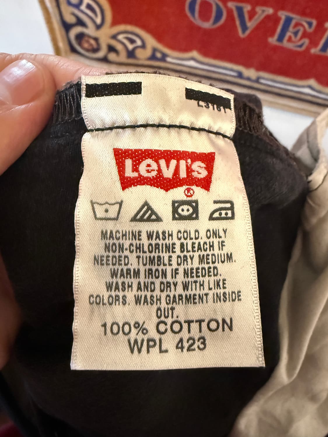 리바이스 501 흑청 34/30 00년대 상품이미지5