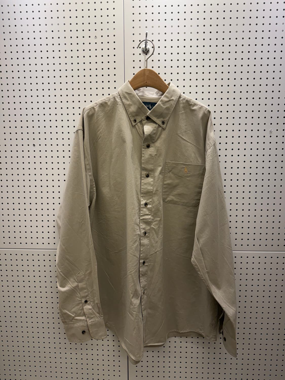 폴로 랄프로렌 베이지 클래식핏 버튼다운 셔츠 U435 상품이미지2