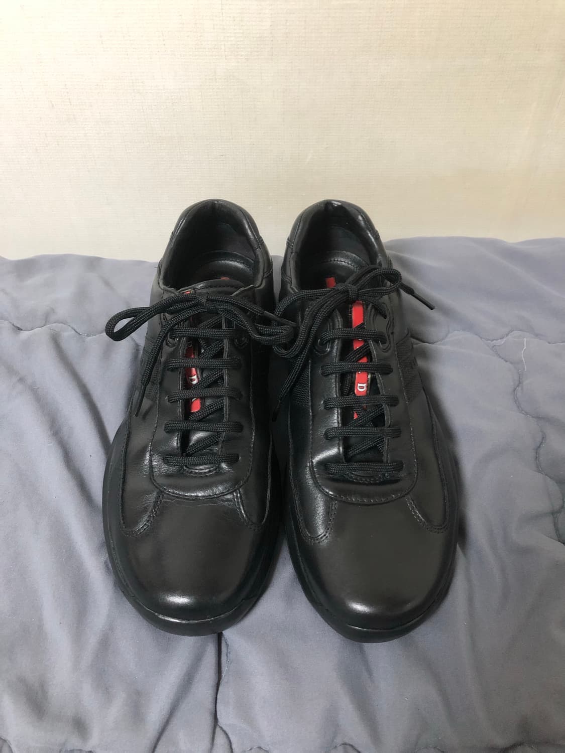 프라다 스포츠 아메리카컵 트리플 블랙 레더 7 상품이미지1