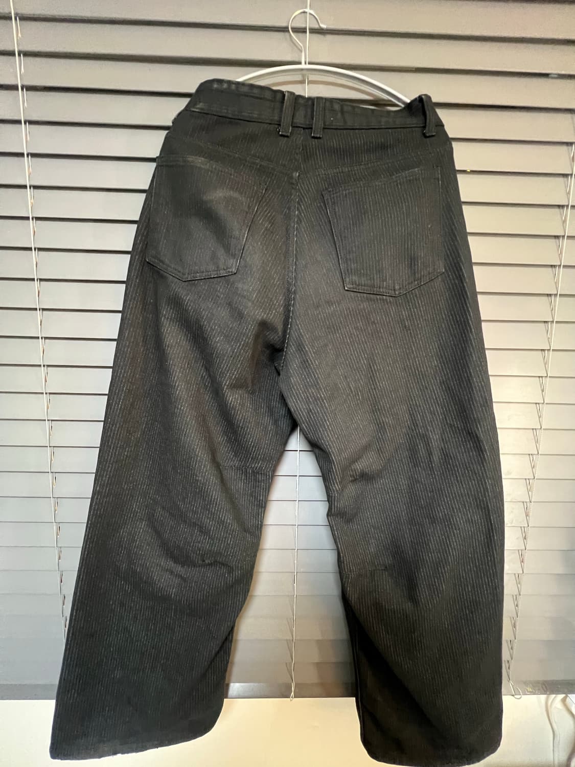 999 휴머니티 플리츠 데님 xs 블랙 상품이미지2