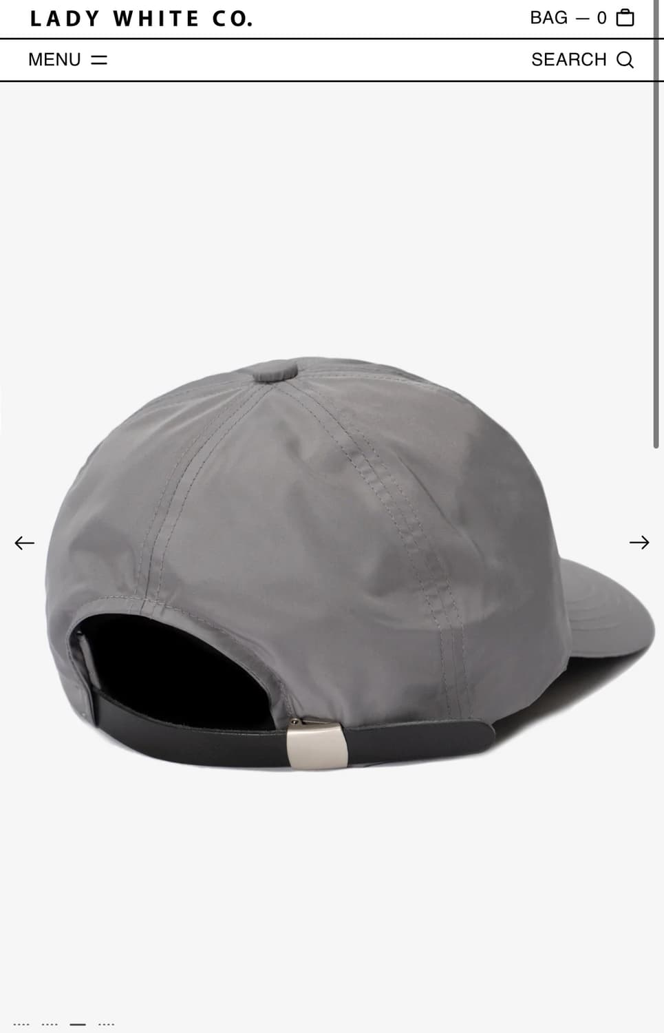 lady white basball cap 레이디화이트 베이스볼캡 상품이미지3