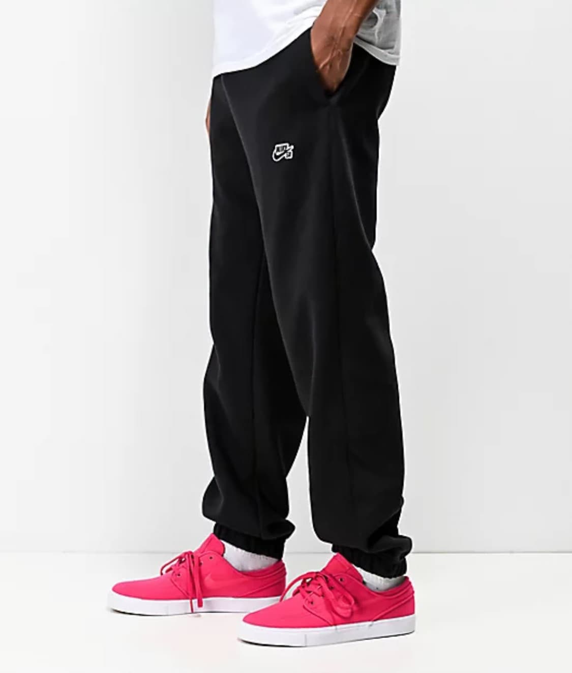 나이키sb 아이콘 플리스 스웻 팬츠 m 블랙 상품이미지1