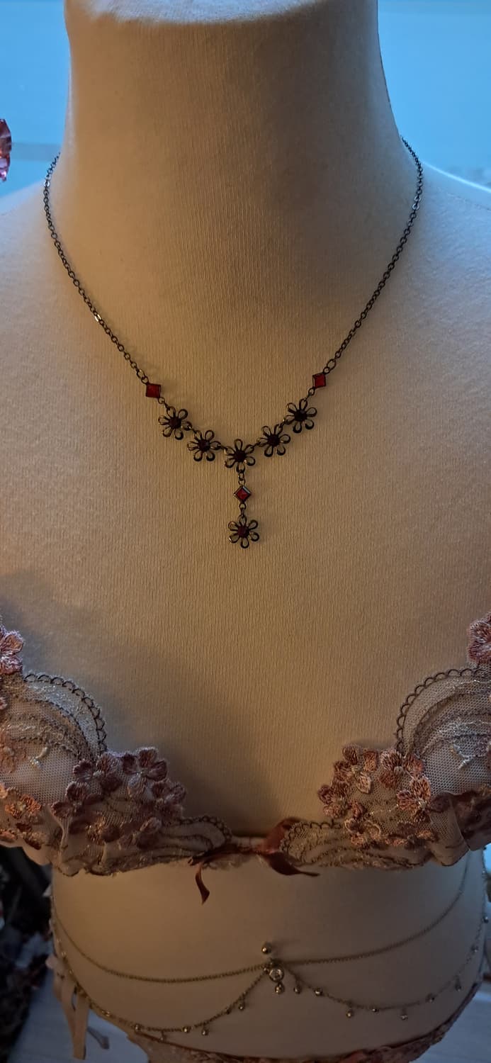 90s 페어리 플라워 목걸이 상품이미지4