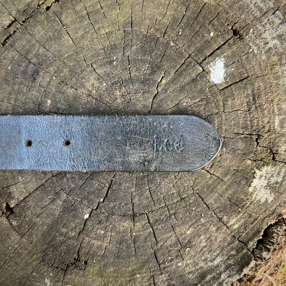 리 블랙 리얼 레더 벨트 상품이미지4