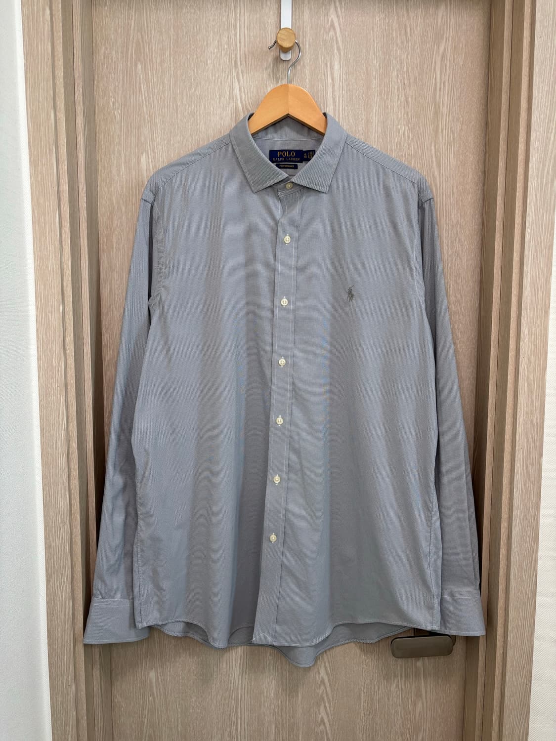 폴로 랄프로렌 PERFORMANCE 나일론셔츠XL/라이트그레이 상품이미지1