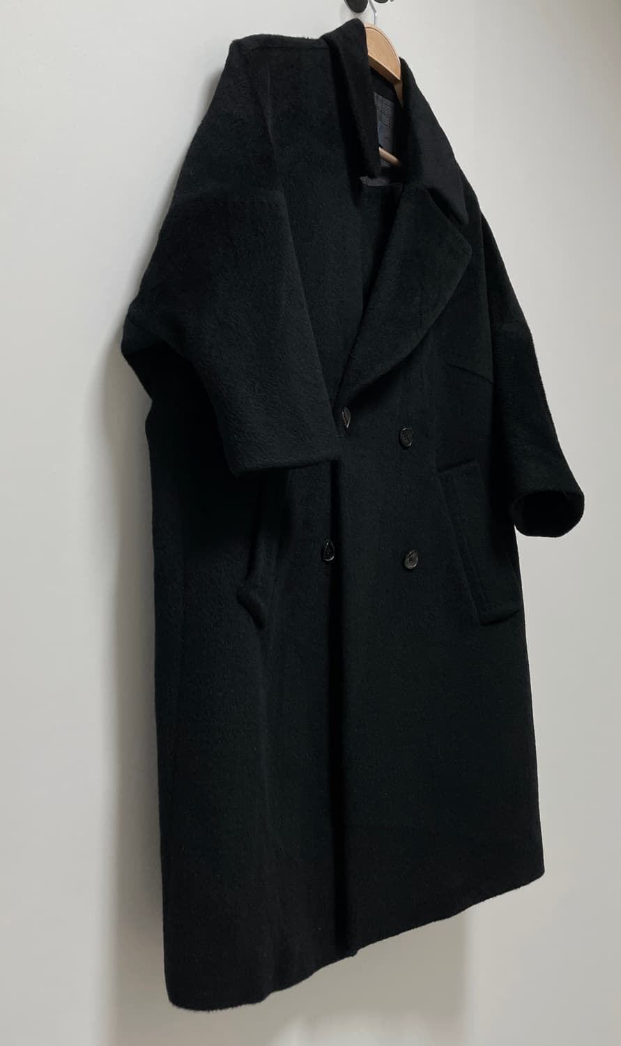 나무[NAMU] 여성 루즈핏 더블 버튼 울 코트 상품이미지3