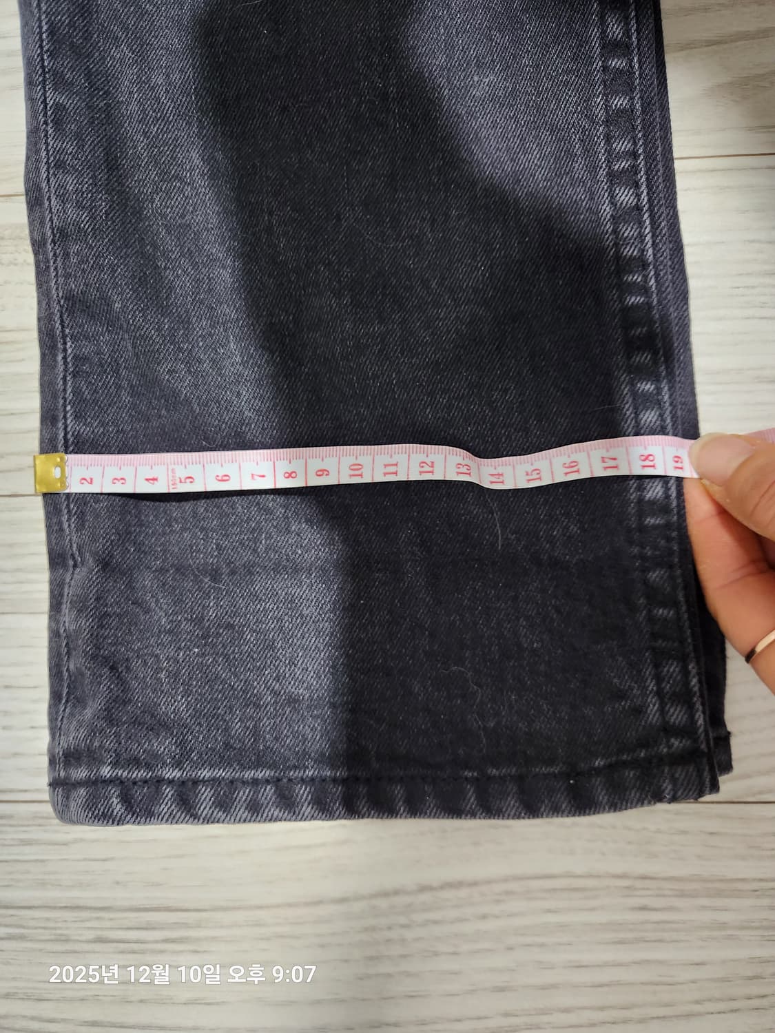 (새상품)아워레가시 퍼스트컷 블랙 청바지 30/32 상품이미지10