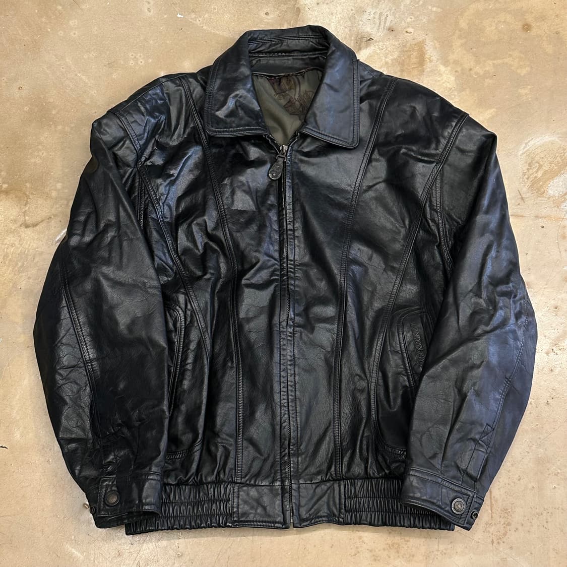 105 빈티지 소가죽 자켓 상품이미지2