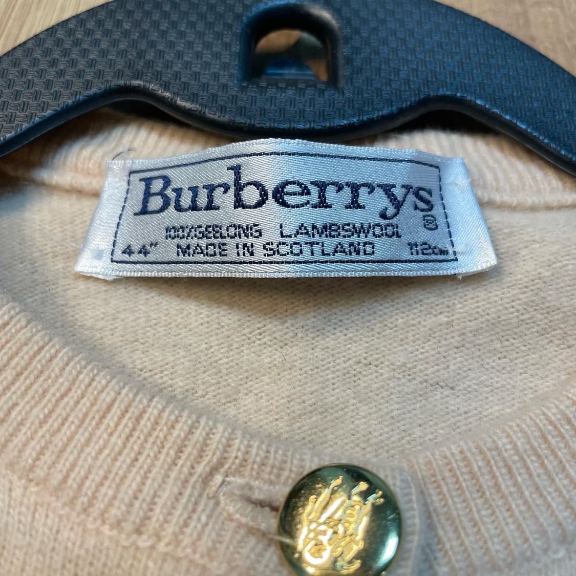 버버리 라운드넥 가디건 상품이미지3