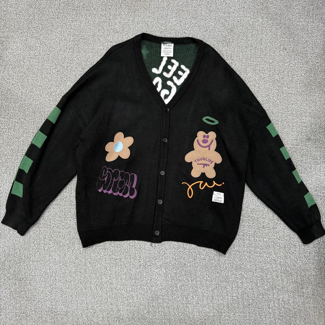 XL 스티그마 STIGMA 오버핏 니트 가디건 상품이미지3