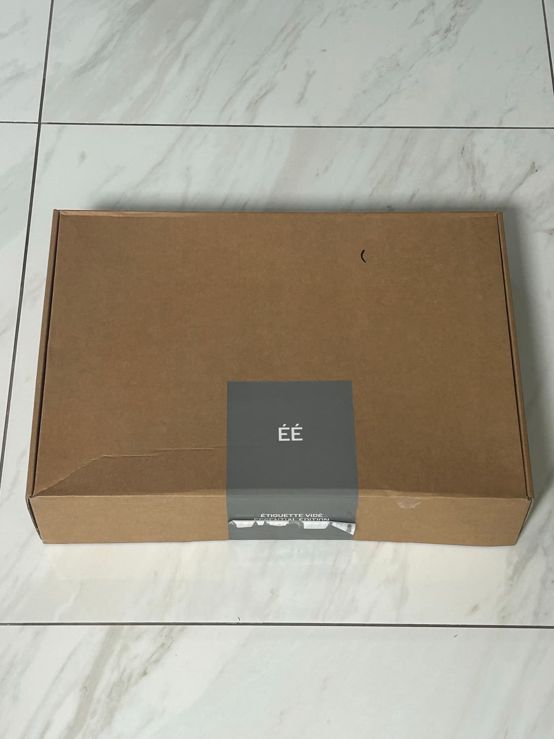 (새상품) EE unbalance gather skirt charcoal 상품이미지2