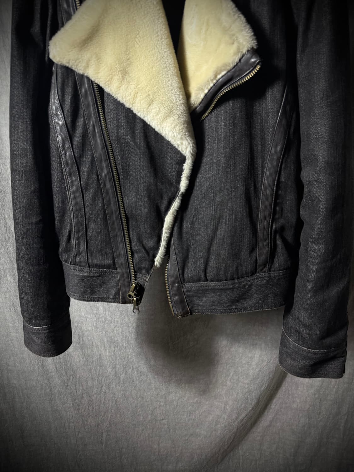 Armani Exchange Shearling Denim Moostang 상품이미지5