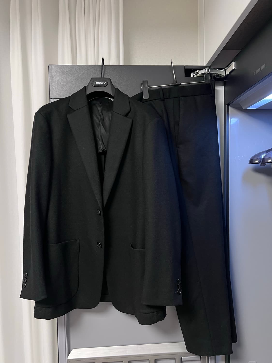Theory 띠어리 블랙 수트 우드미어 셋업 정장 40,34 상품이미지1