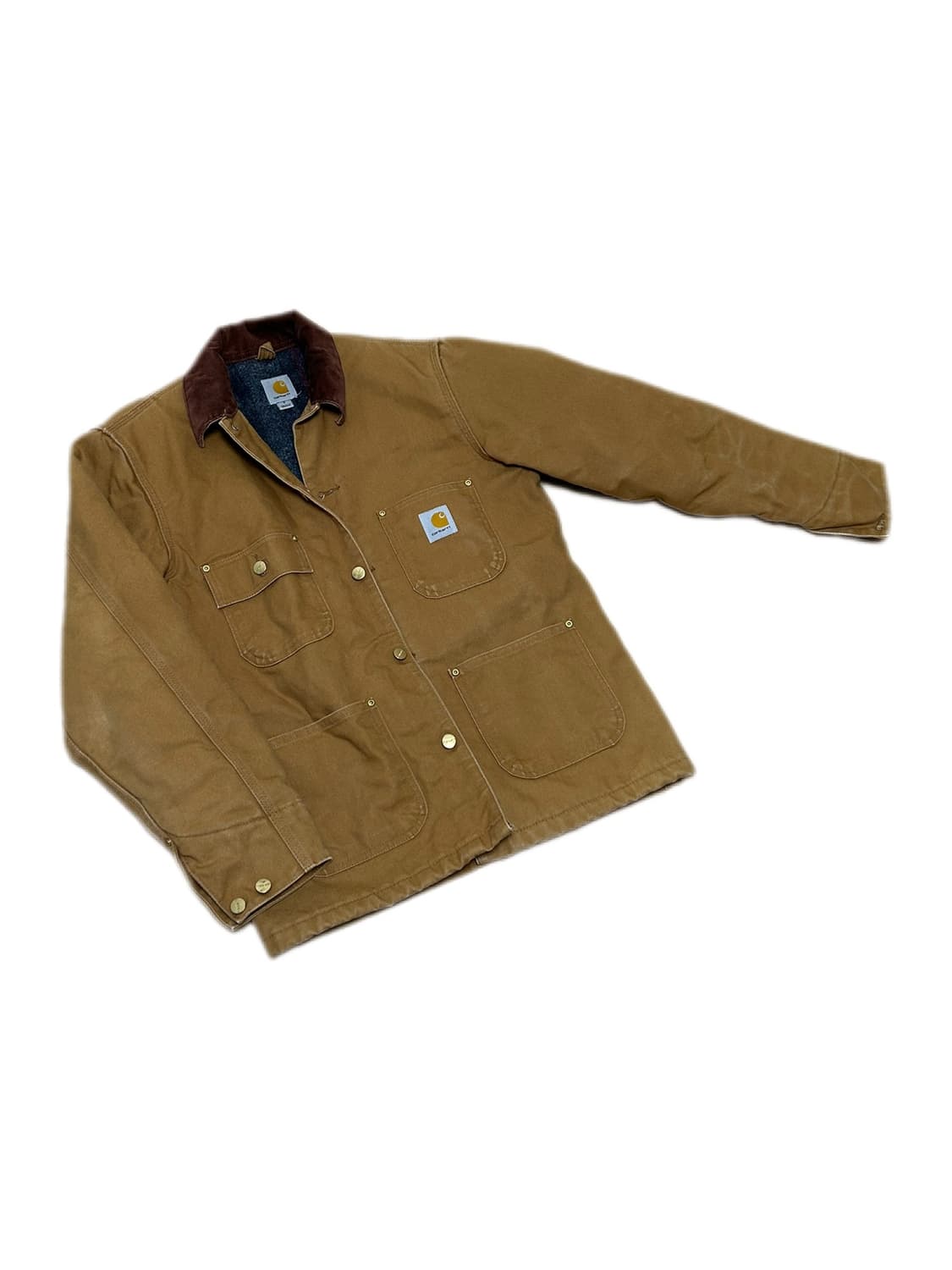 칼하트 덕캔버스 브라운 초어코트 자켓 상품이미지2