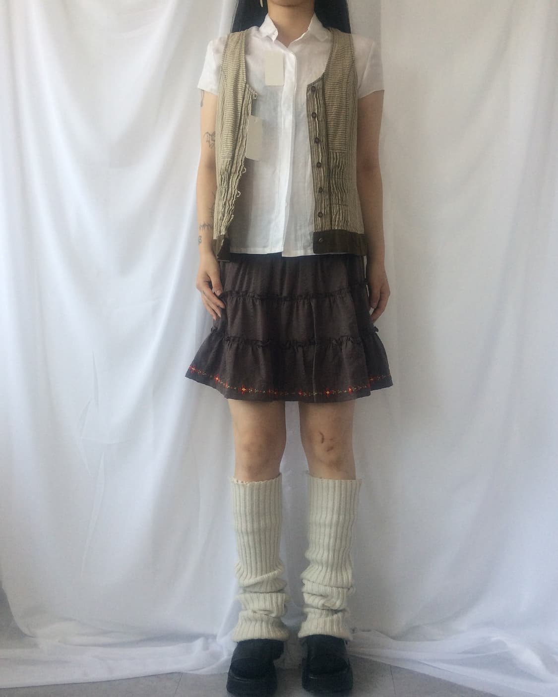 Stripe pattern vest 상품이미지6