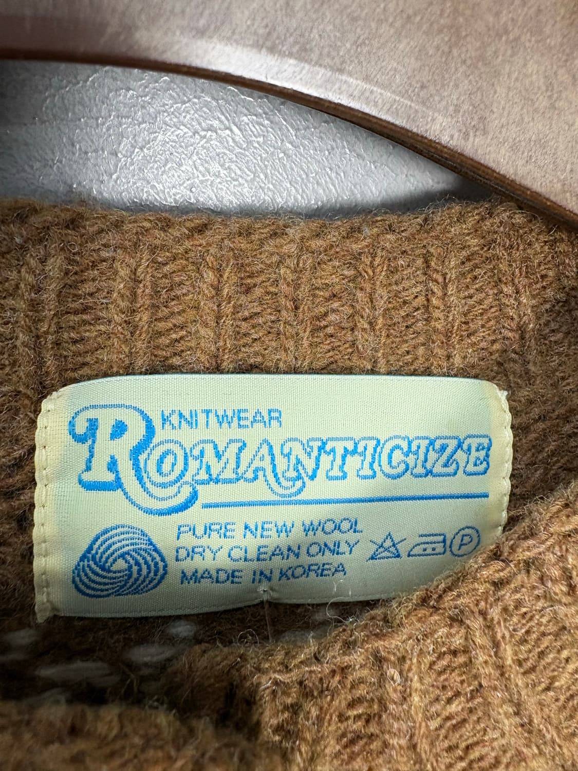 빈티지 페어아일 패턴 가디건 A3384 상품이미지5