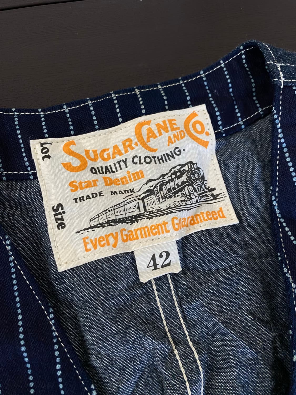 (42) 슈가케인 와바시 9oz 워크 데님 베스트 상품이미지2