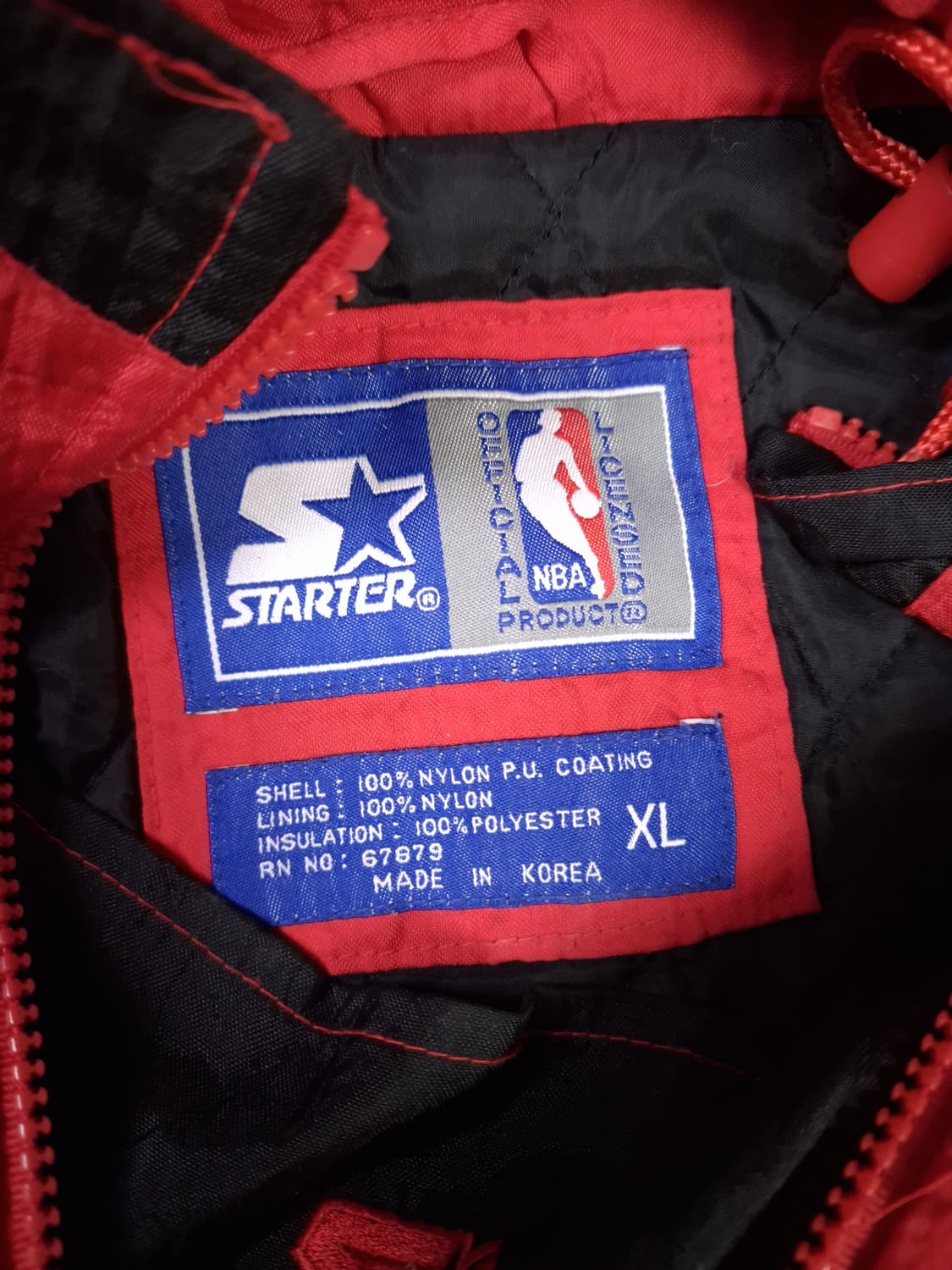 90's 스타터 시카고불스 패딩 아노락 상품이미지4