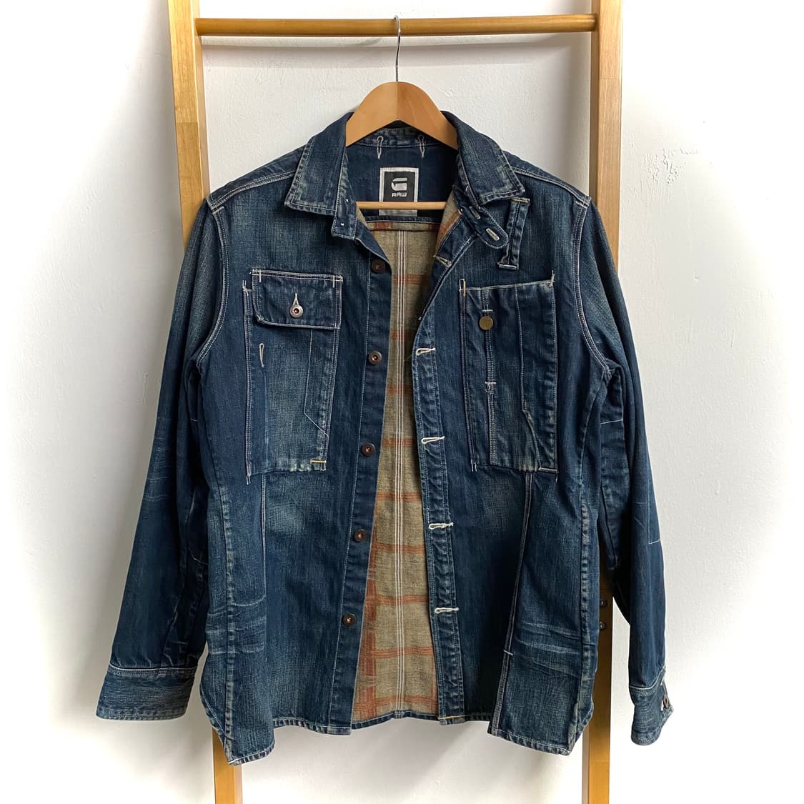 XL 지스타로우 데님 자켓 상품이미지1