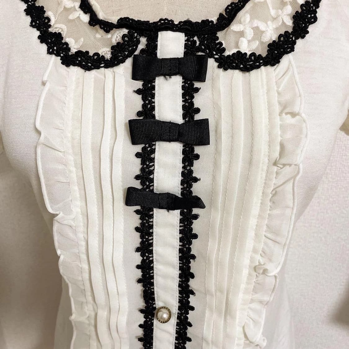 엑시즈팜 로걀 탑 반팔 히메갸루 라떼갸루 공겜여주 상품이미지2