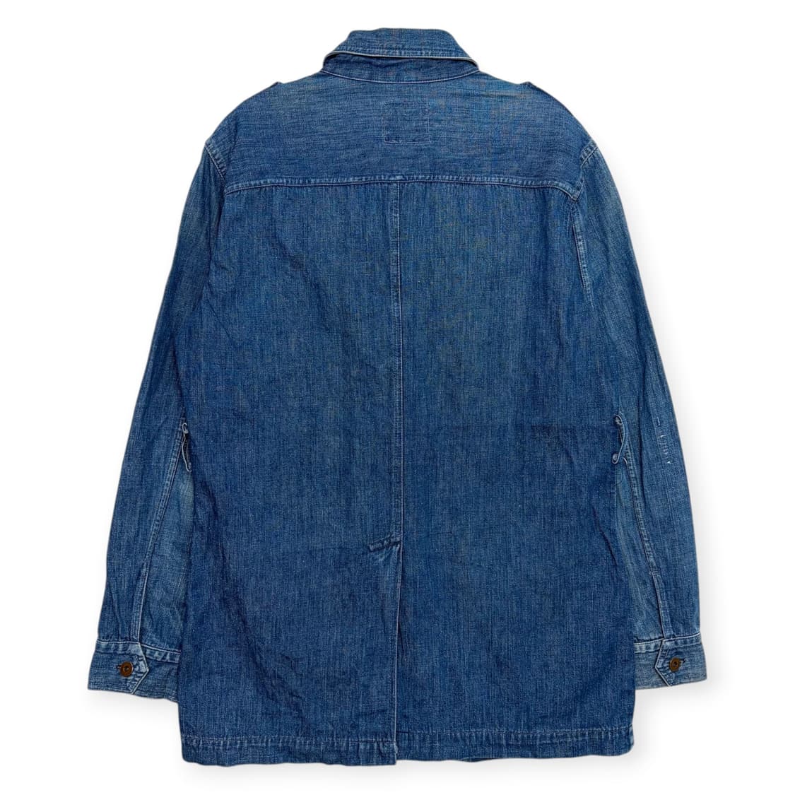 80s 랭글러 청 셔츠 코트 데님 자켓 상품이미지8