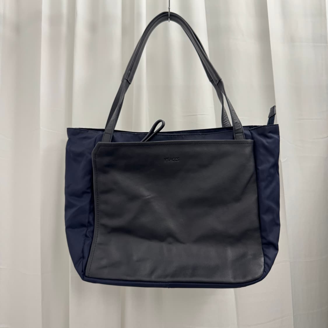 요지 야마모토 YSACCS 나일론 레더 포켓 숄더백 상품이미지1