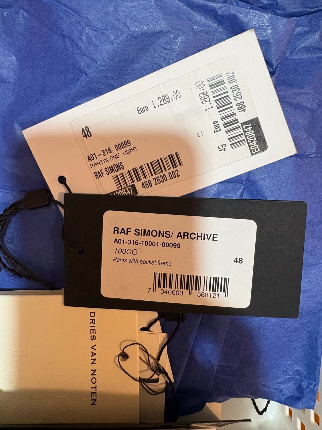 라프시몬스 아카이브 리덕스 컨슘 카고 상품이미지9