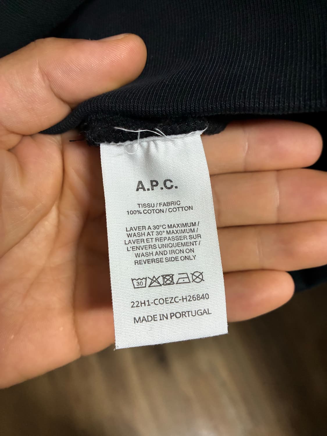 [새상품] 아페쎄 맨투맨 L/100 상품이미지4