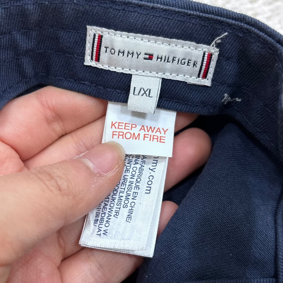 L 타미힐피거 클래식 네이비 볼캡 0323E 상품이미지7