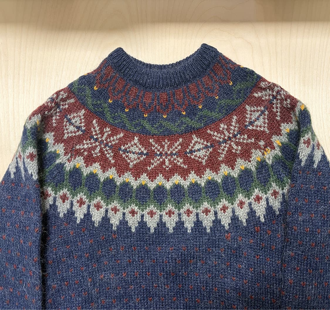 울리치 빈티지 노르딕 스웨터 상품이미지5