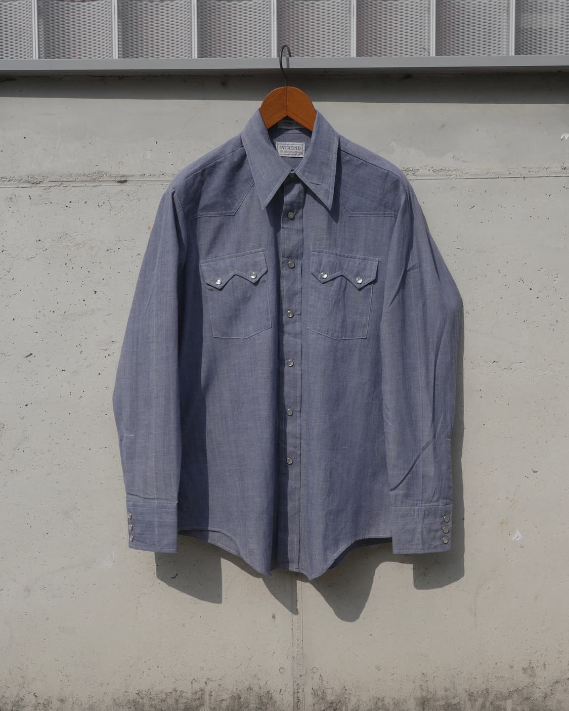 70s 빈티지 웨스턴 클래식 톱니플랩 셔츠 상품이미지1