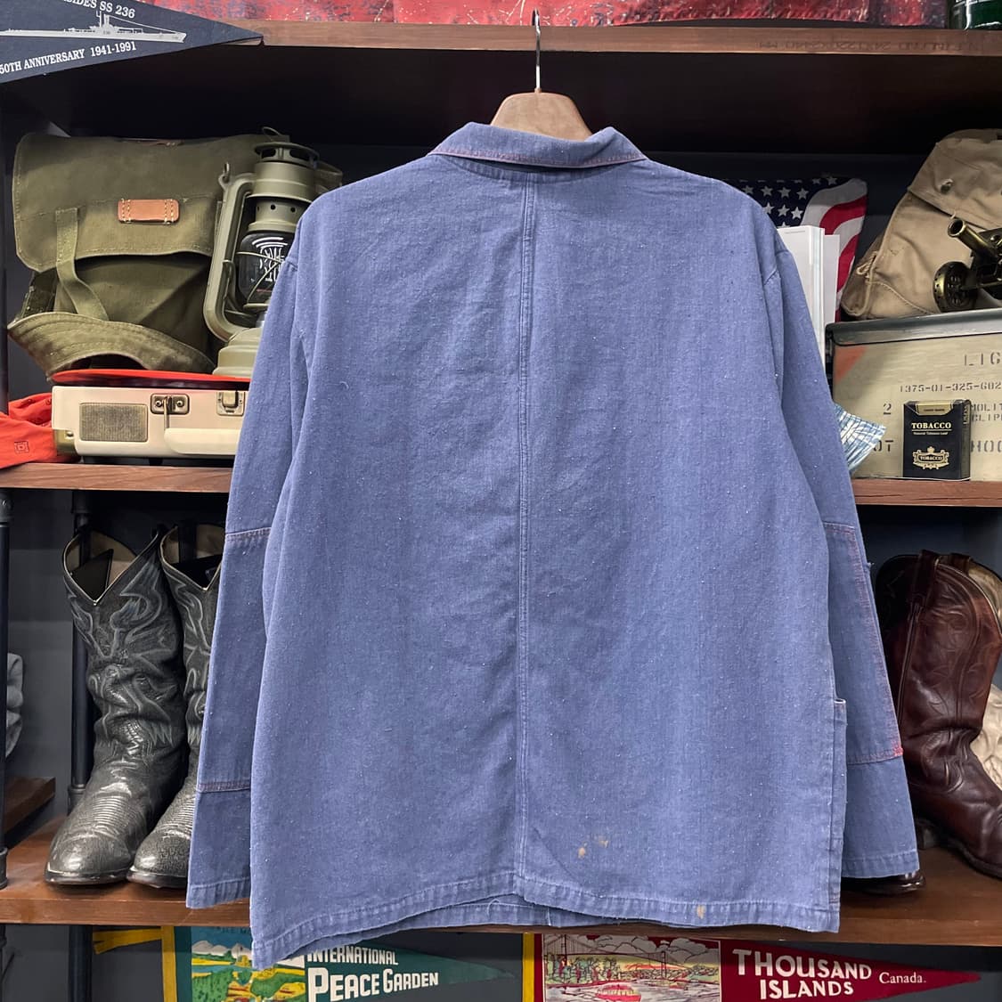 70s-80s 프렌치 워크 자켓 / 빈티지 초어 자켓 워크 웨어 N120 상품이미지2