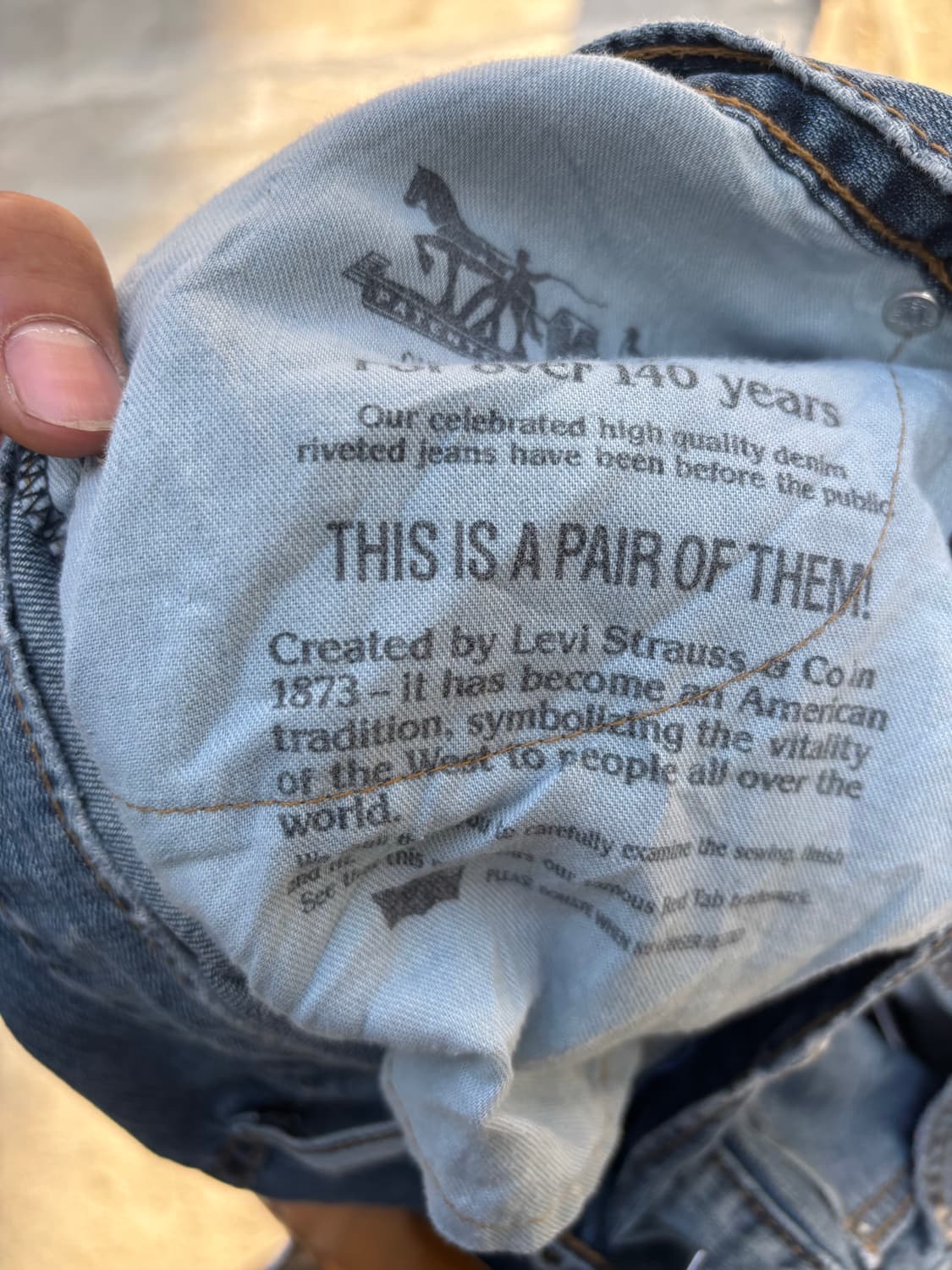 Levi’s 527 부츠컷 카우보이 데님 팬츠 상품이미지10